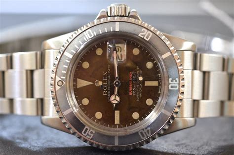 rolex submarine rosso marrone